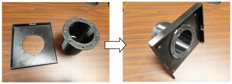 ダクト接続パーツの加工方法