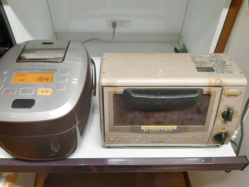 20年以上使用したオーブントースターの外観