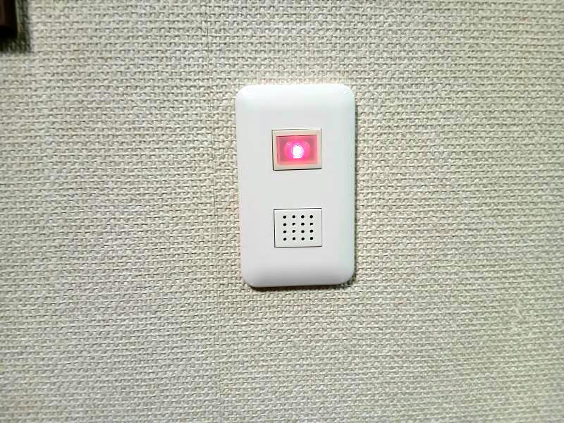 メロディ機能を追加した点灯中のパイロットランプ