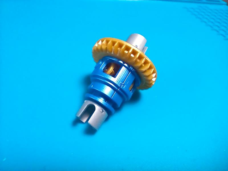 組み上がったディファレンシャルギア